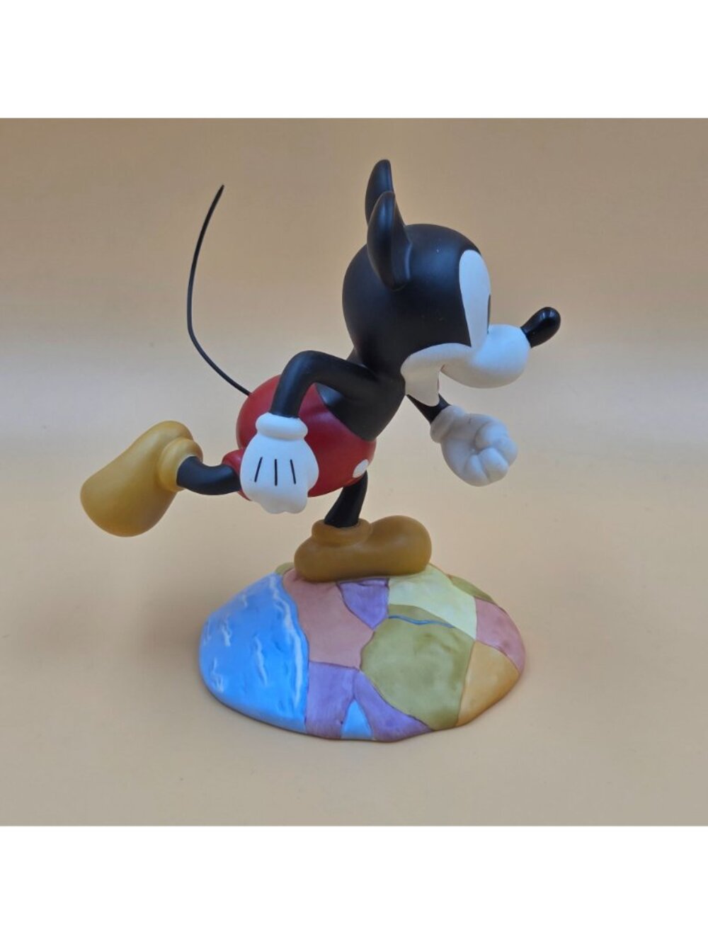 WDCC Millennium Mickey On Top of the World Thru Mirror Figurine Cloisonné Pin - Picture 5 of 13